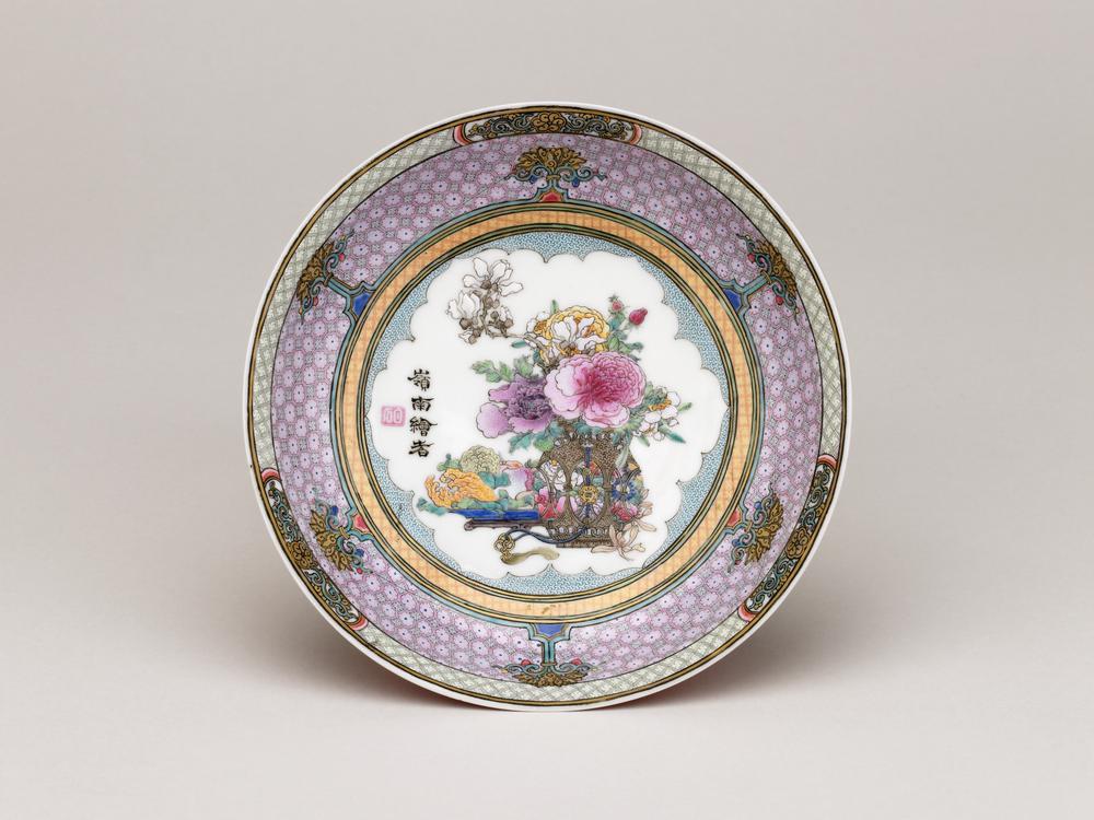 图片[1]-saucer; dish BM-Franks.689.+-China Archive